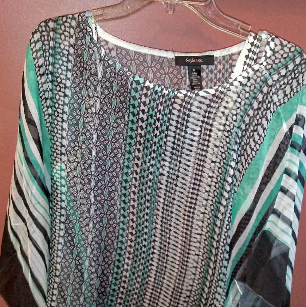 STYLE & CO. WOMEN BLOUSE & CAMI SIZE M
